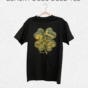 Sullen Art Collective Black Fools Gold Short sleeve Cotton Tshirt  Size Medium